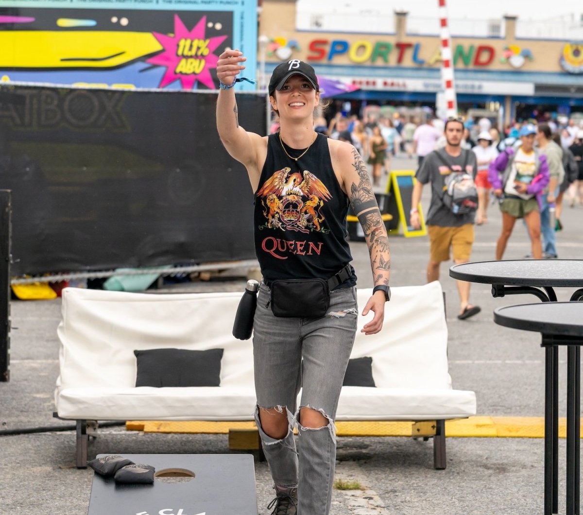 cornhole at Oceans Calling