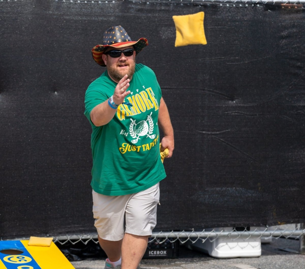 cornhole at Oceans Calling