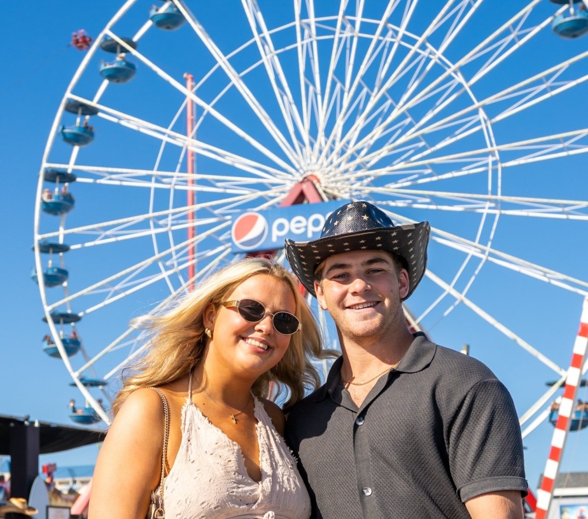 Festival goers at Country Calling