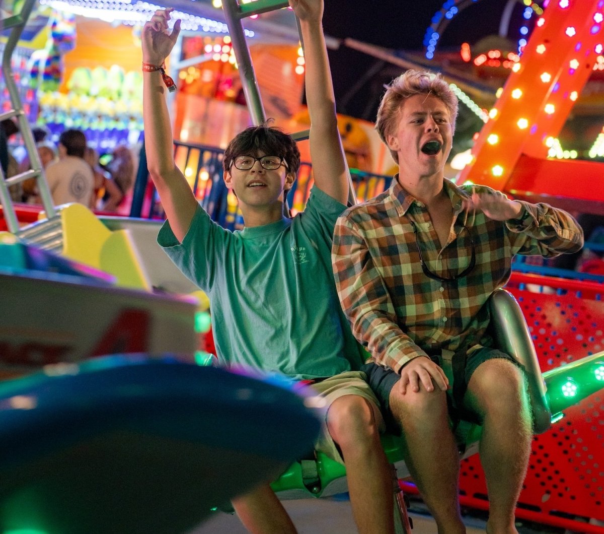 Amusement park rides at Country Calling